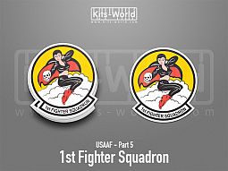 Kitsworld SAV Sticker - USAAF - 1st Fighter Squadron 
